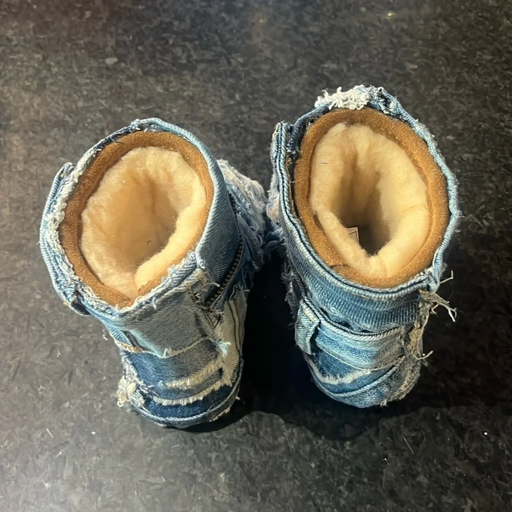 NWOT Kids BearPaw Denim Boots